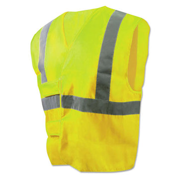 Boardwalk® Class 2 Safety Vests, Standard, Lime Green-silver freeshipping - TVN Wholesale